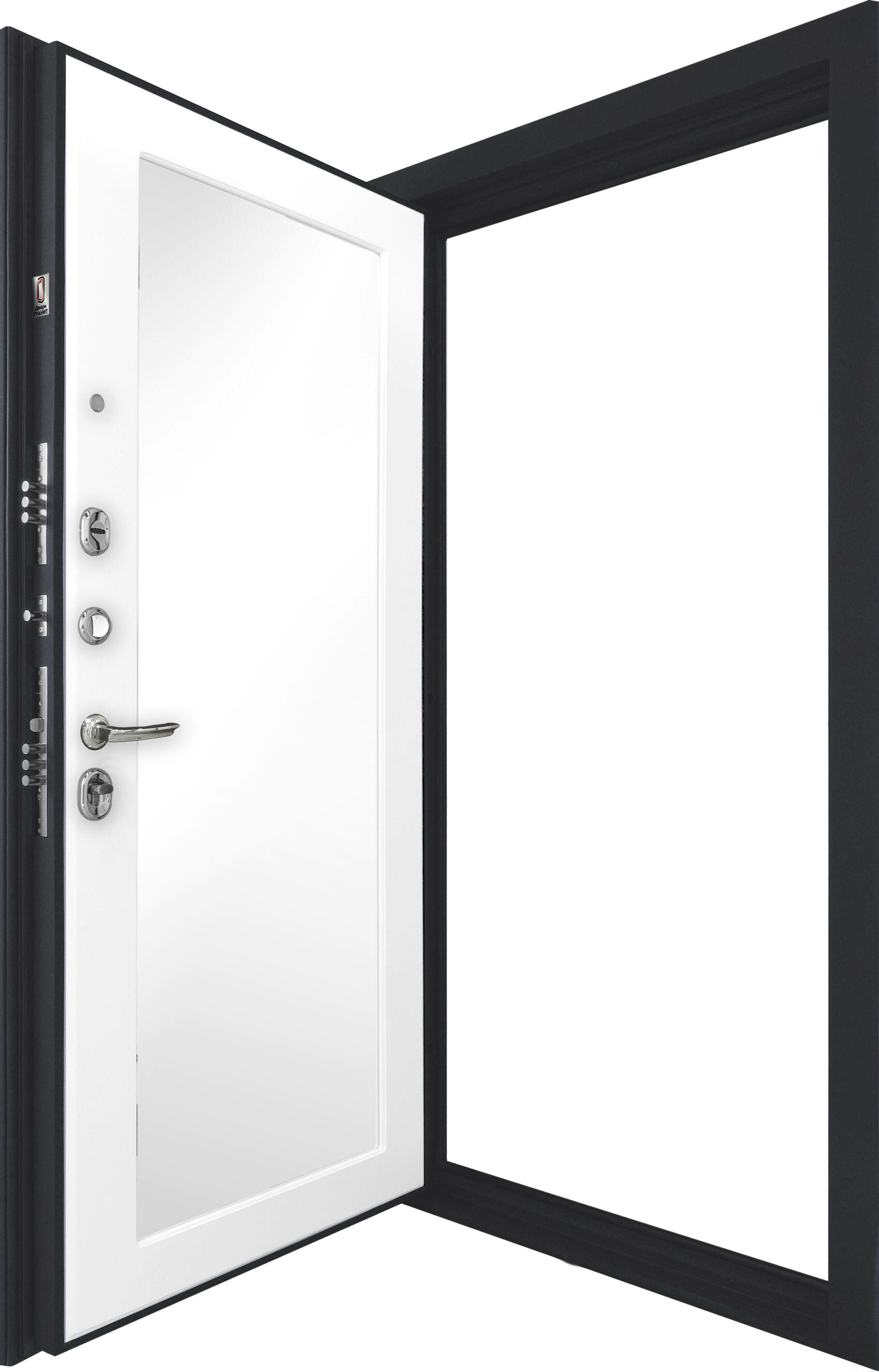 МДФ панель белый клен + зеркало Гранит Ультра 5 дверь металлическая цена 31900