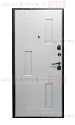 Входная дверь Выбор-12 Максимум внутренняя царговая панель Ясень белый