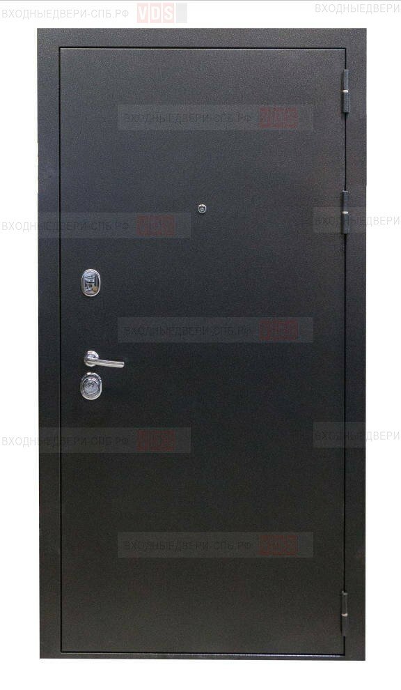 Металлическая дверь Выбор М2 окрас конструкции Антик серебро 1 лист стали 1.5 мм