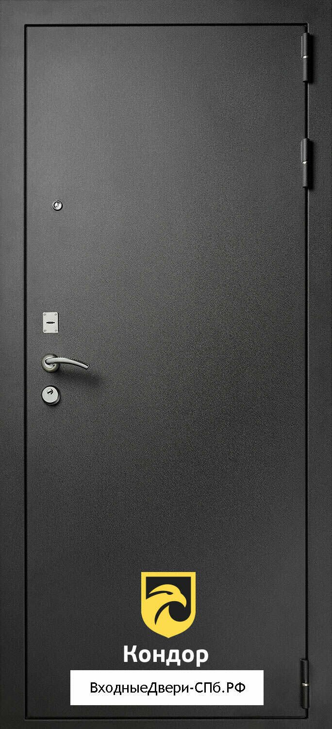 Черный муар снаружи Кондор Элит дверь металлическая купить 38900