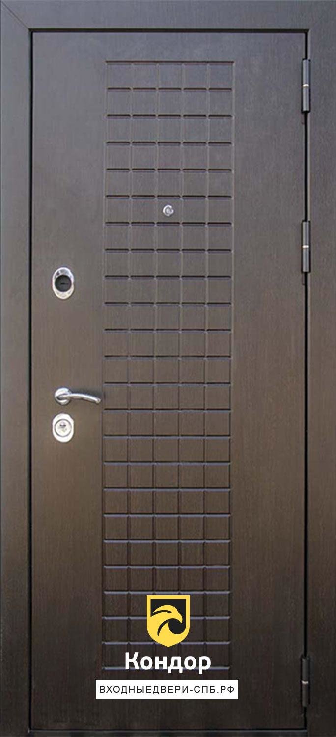 дверь Кондор Реал внешняя отделка МДФ 10 мм Венге