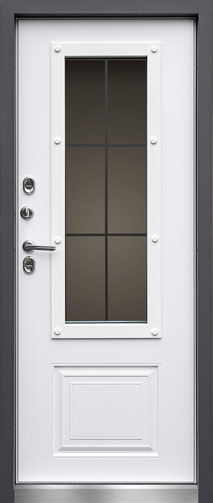 Райтвер Бристоль Термо дверь со стеклом цвет белый матовый купить 79940