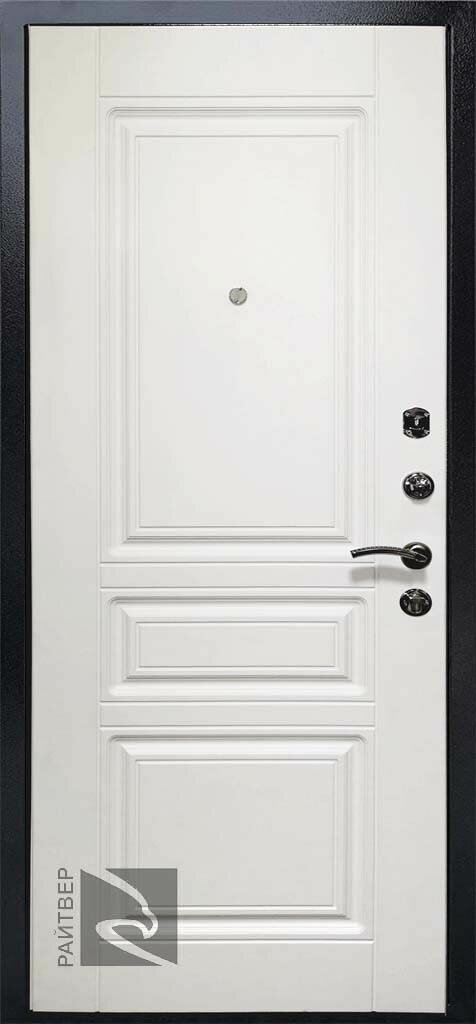 Белый матовый внутренняя отделка Стронг 100 Райтвер дверь металлическая