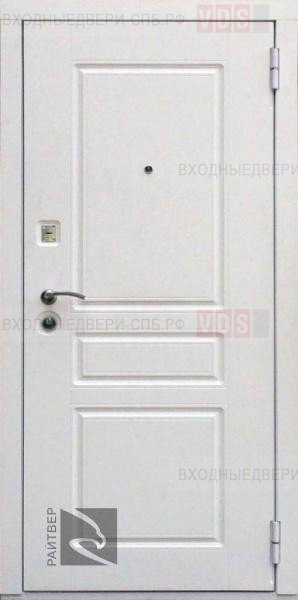 входная дверь Райтвер X4 Белый матовый наружная панель МДФ