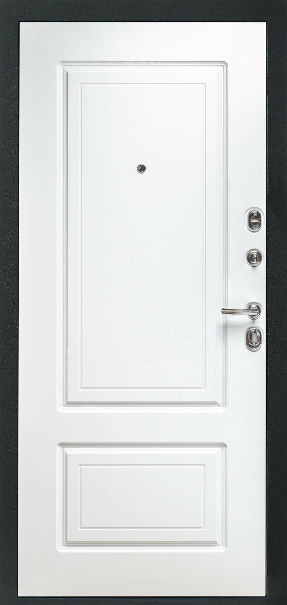 Белая матовая панель 16 мм внутри Техно Классик дверь металлическая