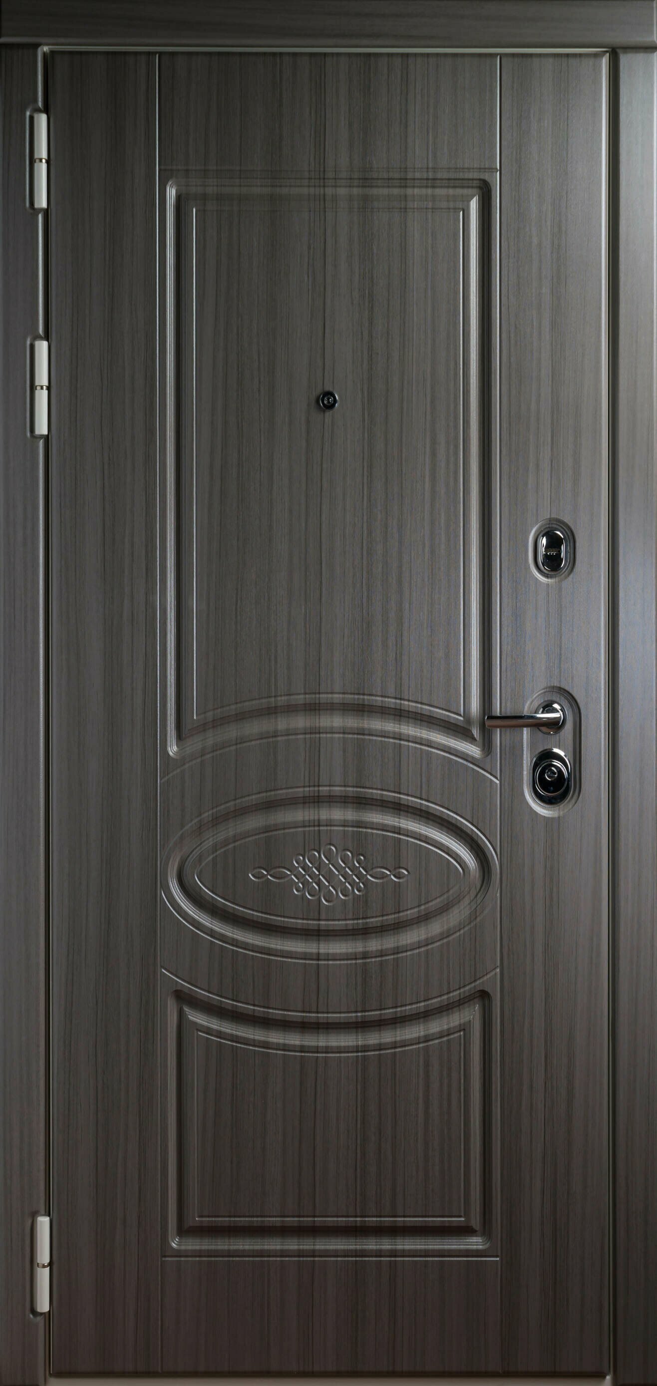 Металлическая дверь STR-6 сандал серый