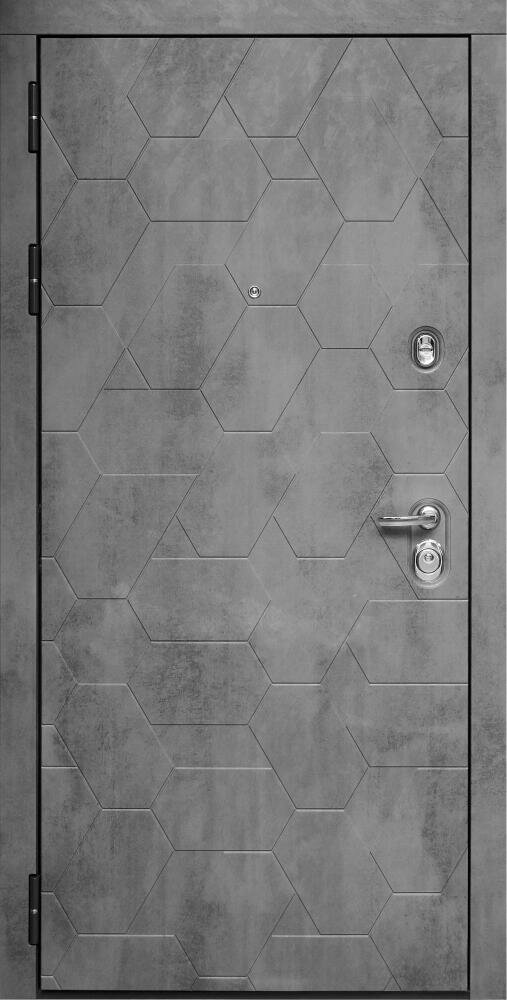 Тёмный бетон 51 Дива дверь металлическая в квартиру 40500
