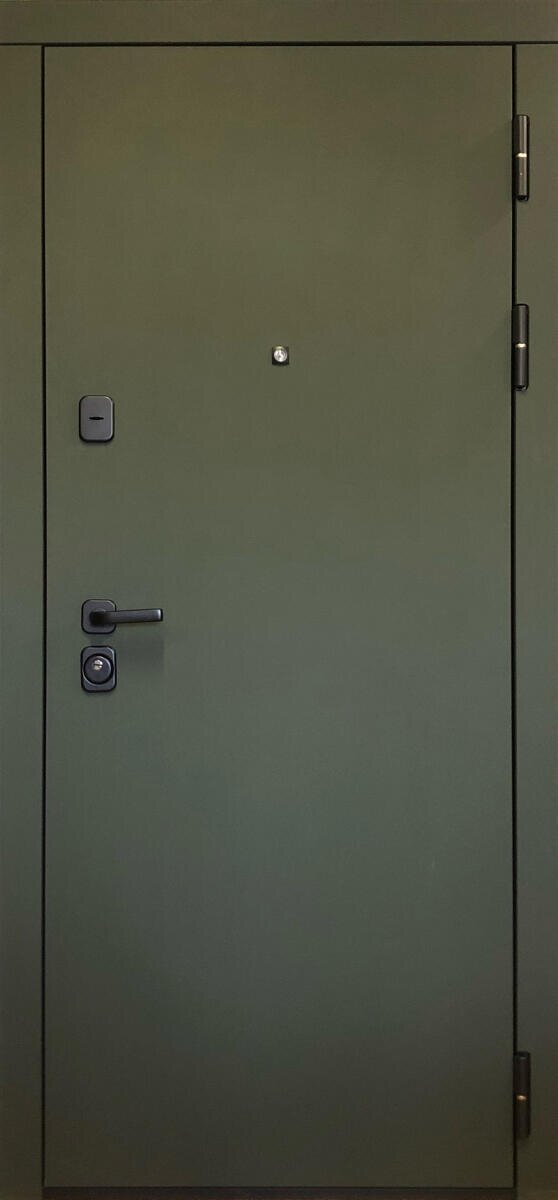 Дива МД-61 Олива, дверь металлическая в квартиру. Внешняя отделка - МДФ 10 мм