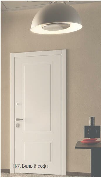 фото в интерьере квартиры отделка Белый софт панель МДФ дверь Дива МД 93