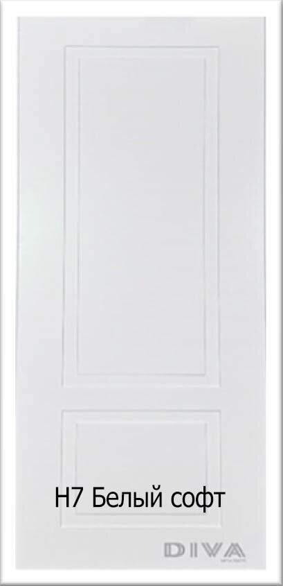 Белый софт панель внутренней отделки входной металлической двери