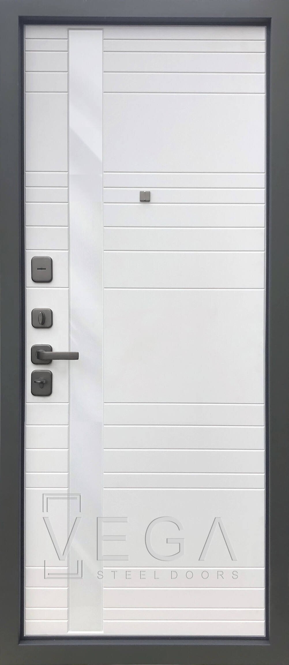 Фрезерованная МДФ панель 10 мм., цвет белый матовый под эмаль